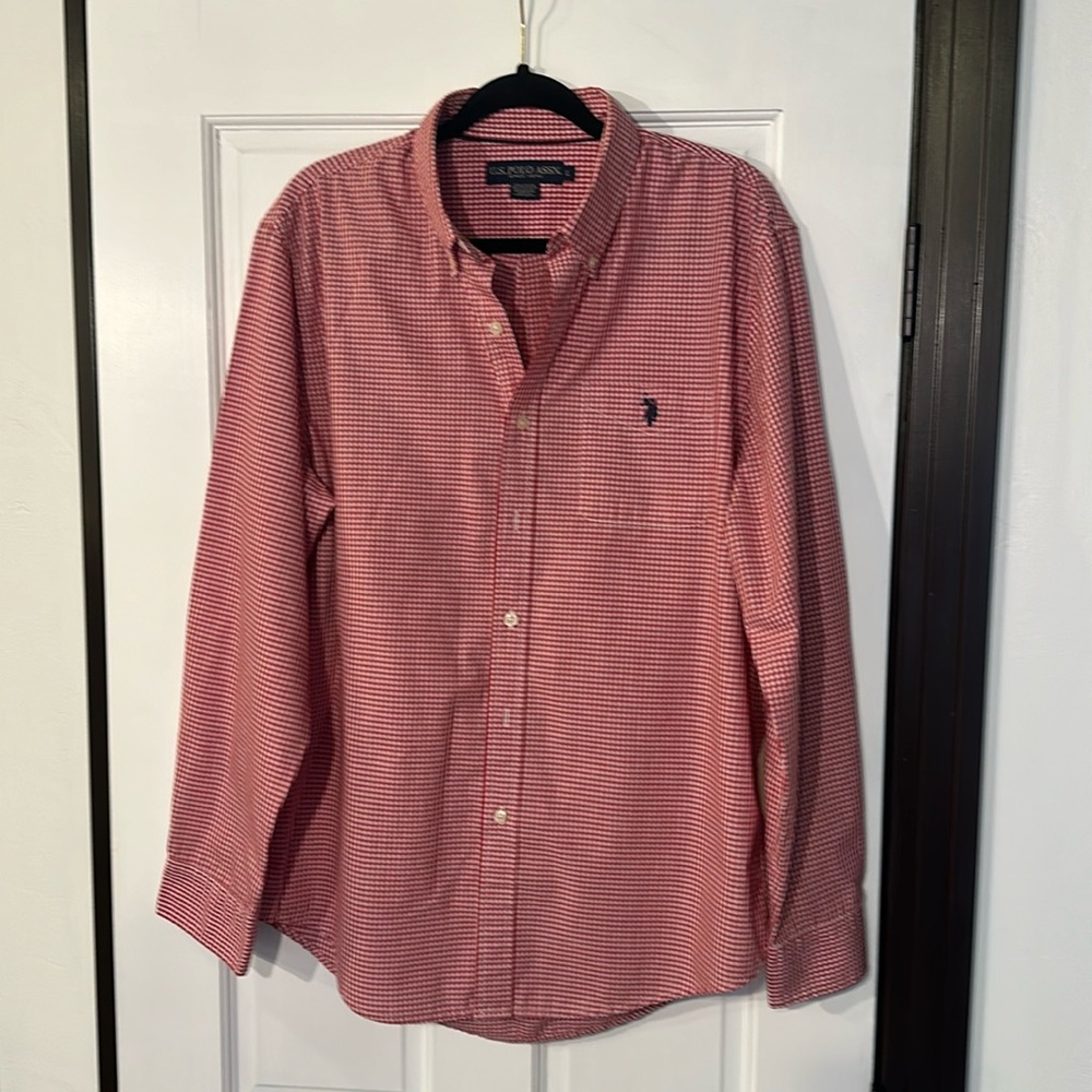 U.S.Polo ASSN.Mens dress shirt size Large
